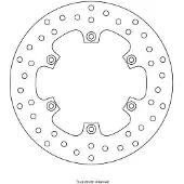 Sifam Kit Brake - Disque Frein Rieju Ø220x125x108 Nbtrou6xø6