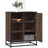 vidaXL Sideboard brun imitation chêne 62x35x76 cm Bois composite
