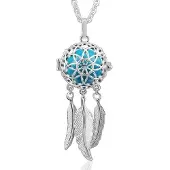 Eurowebbiz Bola de grossesse fleur attrape-rêves carillon bleu