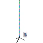 Grundig LED Lampadaire 120 cm - Lampe RGB avec télécommande - Lampe de salon et de chambre à coucher - Alimentation par USB - avec 4 modes d'éclairage et 60 LED - pour le jeu et la décoration