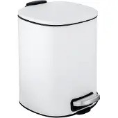 Wenko Alassio poubelle 5,0 l blanc, Poubelle, Blanc