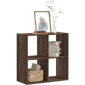 vidaXL Bibliothèque chêne marron 68,5x32x68,5 cm bois d'ingénierie
