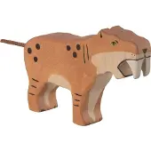 Holztiger Tigre à dents de sabre en bois