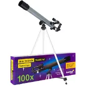 Levenhuk Flash 50 Base Telescope Argenté