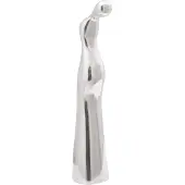 vidaXL Sculpture argent 10 x 16 x 49 cm aluminium