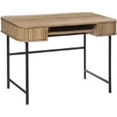 Atmosphera Bureau 2 portes « Colva » aspect chêne, L 105 cm - créateur d'intérieur