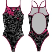 Turbo Skull Butterflyers Stars Swimsuit Noir 3XL Femme