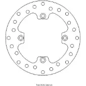 Perftec Kit Brake - Disque Frein Suzuki Ø240x140x122 Nbtrou4xø10,5