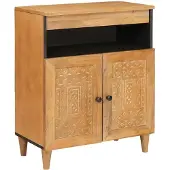 vidaXL Buffet brun clair 33,5 x 60 x 75 cm