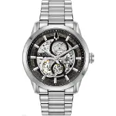 Bulova Sutton Automatic 96A208 Horloge - Staal - Zilverkleurig - 42 mm, Argent, (Horloge analogique, 42 mm)