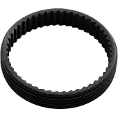 Massi Bague Massi X-tech noire Noir, taille unique