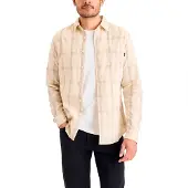 Dockers Slim Original Long Sleeve Shirt Beige XL Homme