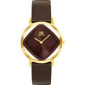 Danish design IV18Q1300 Pico Square Choco, Marron, (Horloge analogique, 34 mm)