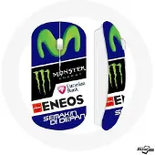 MANIACASE Souris Sans Fil - Monster Energy - Yamaha Eneos - USB Wifi - Compatible Mac et PC - Couleur Blanc