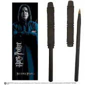 Noble Collection Harry Potter - Set Stylo À Bille Et Marque-Page Snape