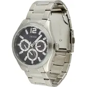 GUESS Montre à affichage analogique 'Zen' argent