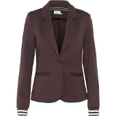Kaffe Blazer 'Kinnie' chocolat / blanc
