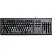 Kensington ValuKeyboard - Tastatur - PS/2, USB - Layout für Großbritannien - Schwarz