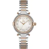 Gc Montre à affichage analogique 'Vogue Cable' or rose / argent
