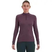 Montane T-shirt manches longues col zippé femme