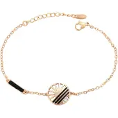 NAEMI Bracelet or / noir / transparent