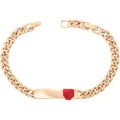 NAEMI Bracelet or / rouge
