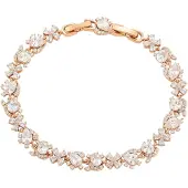 NAEMI Bracelet jaune d'or / transparent