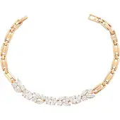 Gaya Bracelet or rose / blanc