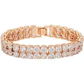 NAEMI Bracelet or rose / blanc
