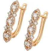 Faina Boucles d'oreilles or rose