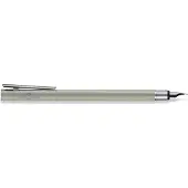 Faber-Castell Porte-plume NEO Slim Acier inoxydable, mat, M (Acier inoxydable mat, Silver)