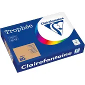 Clairefontaine Caramel A4 Papier couleur 160 g/m² (250 feuilles)