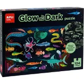 APLI Kids APLI - Ocean Puzzle Glow in the Dark 104-teilig + Poster