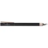 Faber-Castell Porte-foulard NEO Slim métal, noir/ros', M (Argent, Noir, Or rose, 1 x)