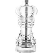 Ibili Transparente Pfeffer-/Salzmühle 14 cm Keramikmahlwerk, einstellbar, für Pfeffer und Salz