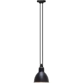 Lampe Gras Suspension , Noir, Salon / séjour, Métal