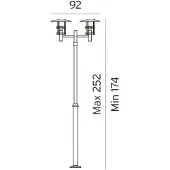 Norlys Luminaire Extérieur , Métallique, Métal