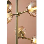 Halo Design Lampadaire , Or / laiton, Salon / séjour, Métal