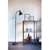 Halo Design Lampadaire , Gris, Salon / séjour, Métal