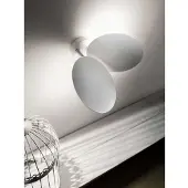 Lodes Applique Murale , dimmable, Blanc, Salon / séjour, Métal