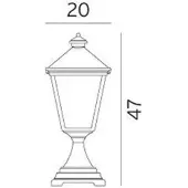 Norlys Luminaire Extérieur , Noir, Terrasse, Aluminium
