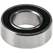 BLACK BEARING B5 63802-2rs Pedal Bearings Argenté