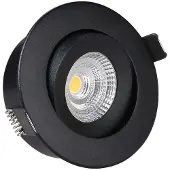 ANTIDARK Spots , dimmable, Noir, Salon / séjour, Métal