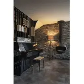 SLV Lampadaire , Gris, Salon / séjour, Aluminium, Vintage / rétro
