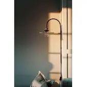 Globen Lighting Applique Murale , COBBLER, Transparent, Salon / séjour, Métal, Vintage / rétro