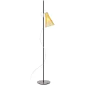 Kartell K-LUX Lampadaire Straw Yellow | Black