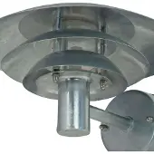 Dyberg-Larsen Luminaire Extérieur , DL25, Métallique, Terrasse, Métal, Scandinave