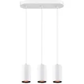 SLV Lampe suspendue Asto Tube blanc 3x GU10