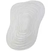 Forestier Applique Murale , Nebulis, dimmable, Blanc, Salon / séjour, Tissu / textile, Design