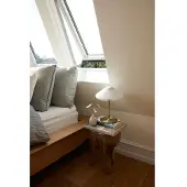 Halo Design Lampe de Table , Blanc, Salon / séjour, Métal